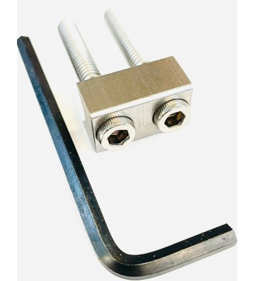 Image 1 of CNC'd S/S V-Block w/ S/S Screw Kit