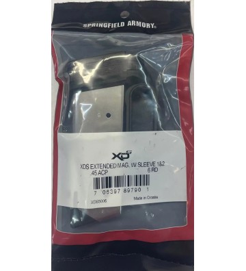 Springfield Armory® XD-S .45 ACP 6 Round Magazine With Extensions (XDS5006)