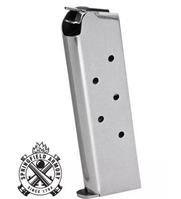 Springfield Armory 1911 .45 ACP 6-rd Compact Magazine Stainless Steel PI4726