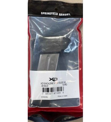 Springfield XD Sub-Compact .40S&W 10 Round Magazine, Black Sleeve 10rd XD0940BS