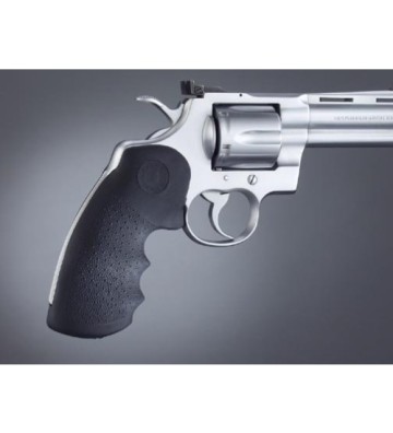 Image 1 of Colt Python: OverMolded Rubber Monogrip - Black 46000