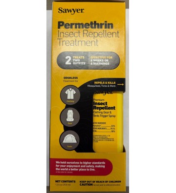 Sawyer Permethrin Premium Insect Repellent - Trigger Spray - 12oz