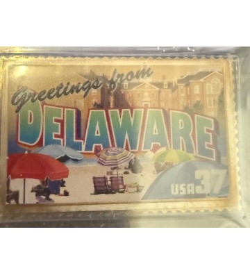 USPS 2006 Post Stamp Deleware  .999 Fine Silver American .761 Troy oz.