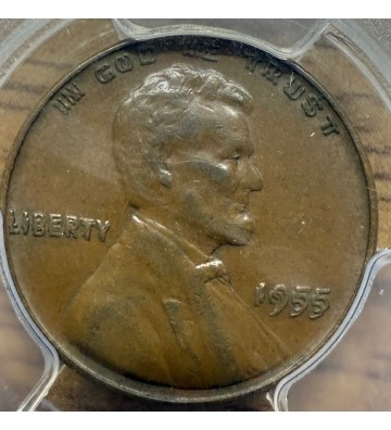 Image 3 of 1955 Doubled Die Lincoln Cent 1c PCGS AU55 CAC