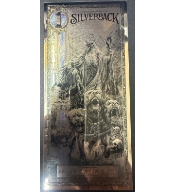 Image 1 of 2025/2026 Silverback Hades 1/1000 OZ .999 Silver Note Limited Edition